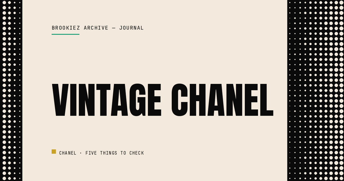 How to Spot Authentic Vintage Chanel: A Buyer's Guide