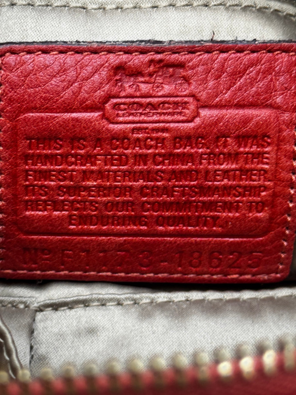 Coach Madison Leather Lindsey Satchel