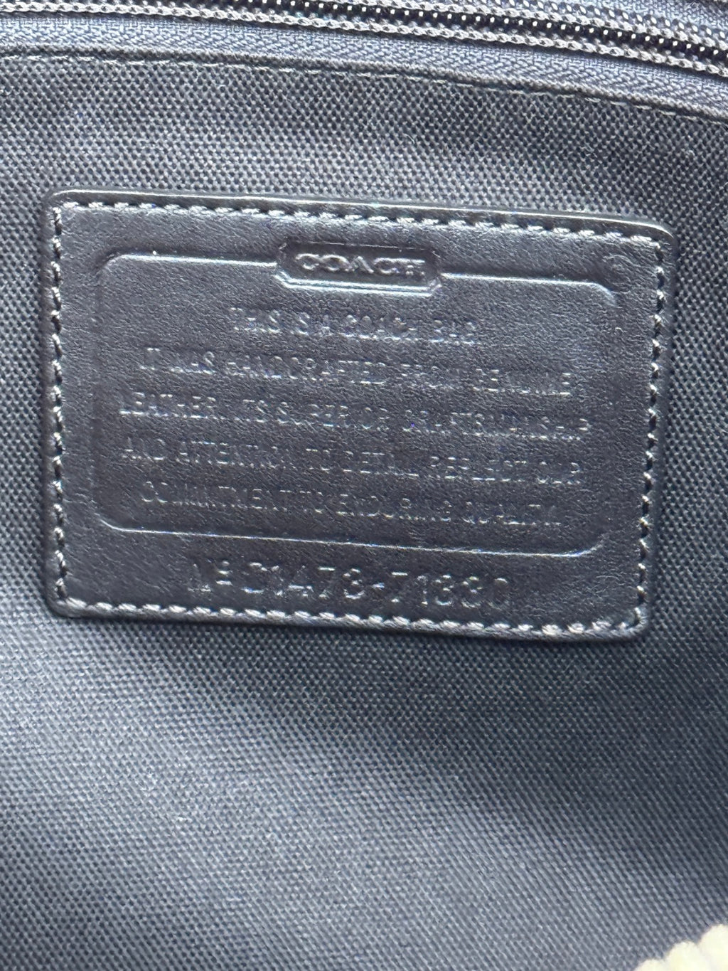 Coach Lexington Leather Business Brief