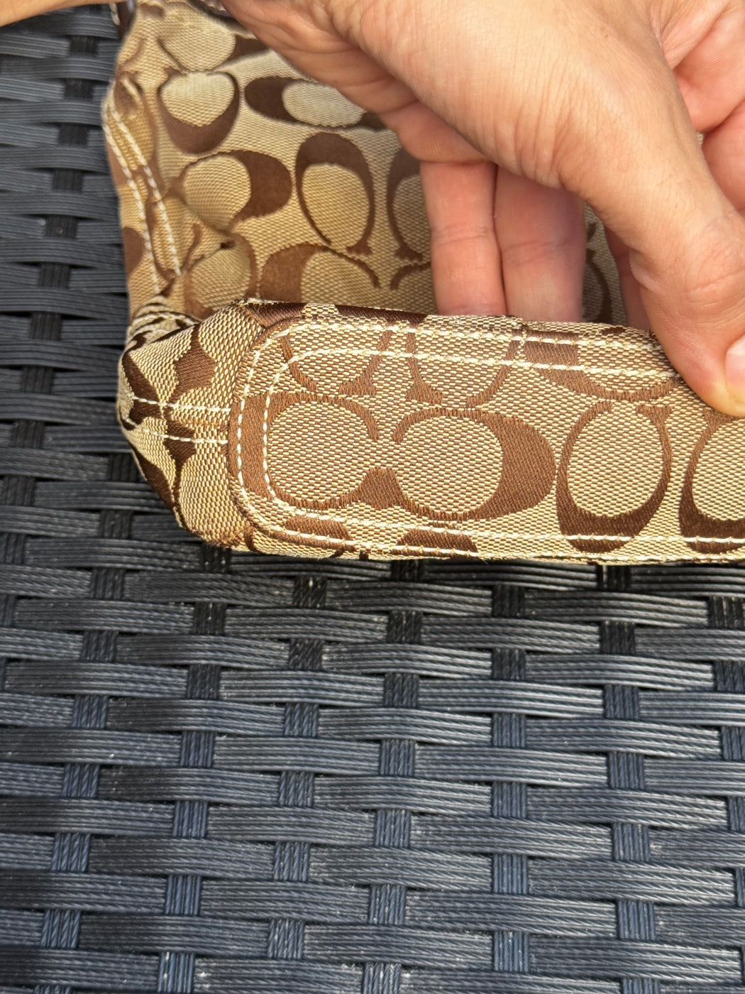 Coach Signature Carly Medium Hobo Bag