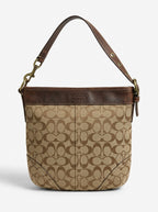 Coach Signature Carly Medium Hobo Bag