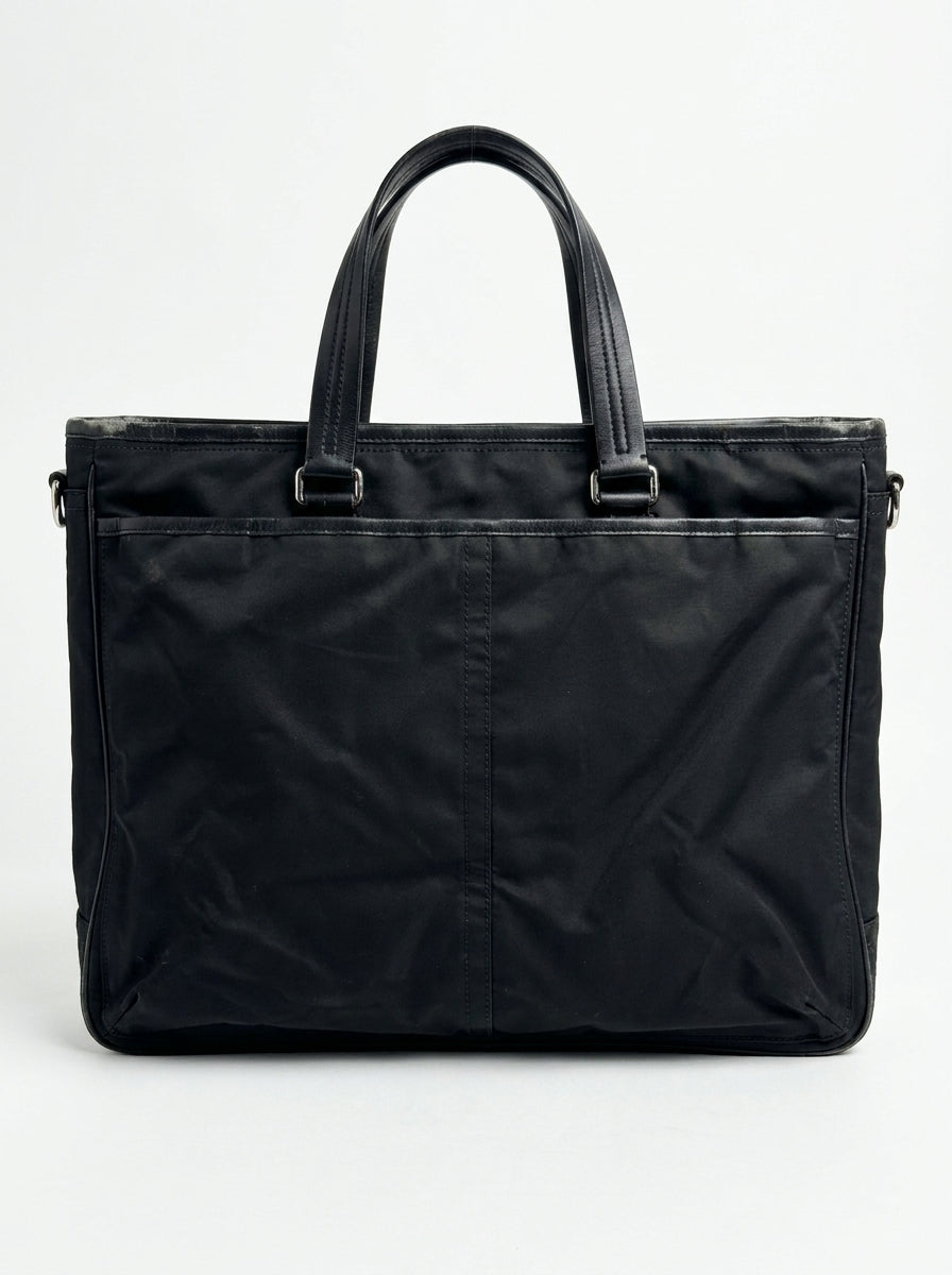 Coach Heritage Nylon Business Tote