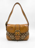 Coach Signature Flap Crossbody Bag