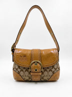 Coach Signature Flap Crossbody Bag