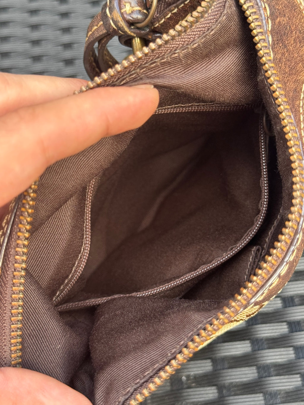 Coach Signature Carly Medium Hobo Bag
