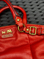 Coach Madison Leather Lindsey Satchel