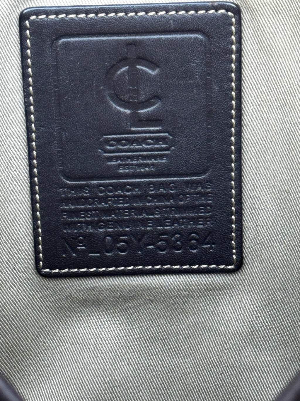 Coach Safari Utility Tote