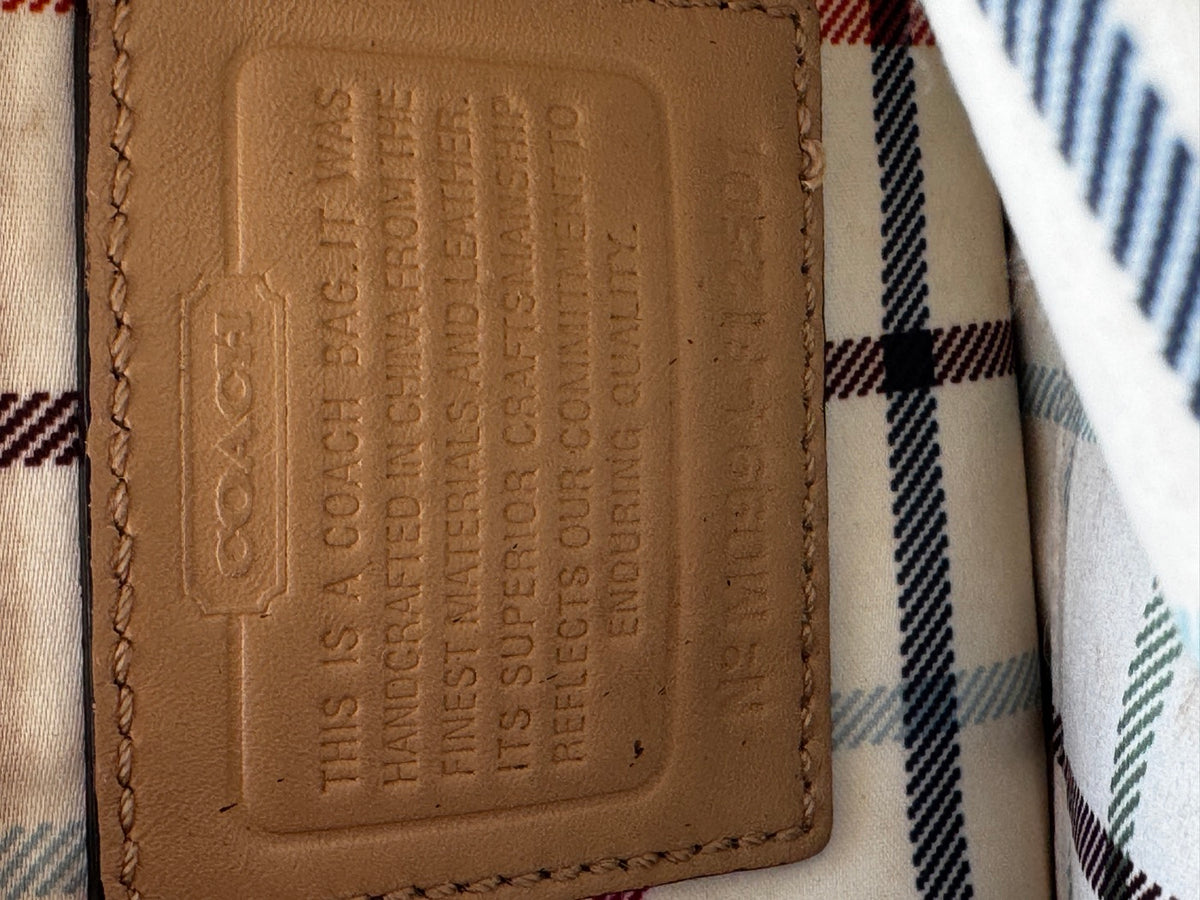 Coach Signature Flap Crossbody Bag