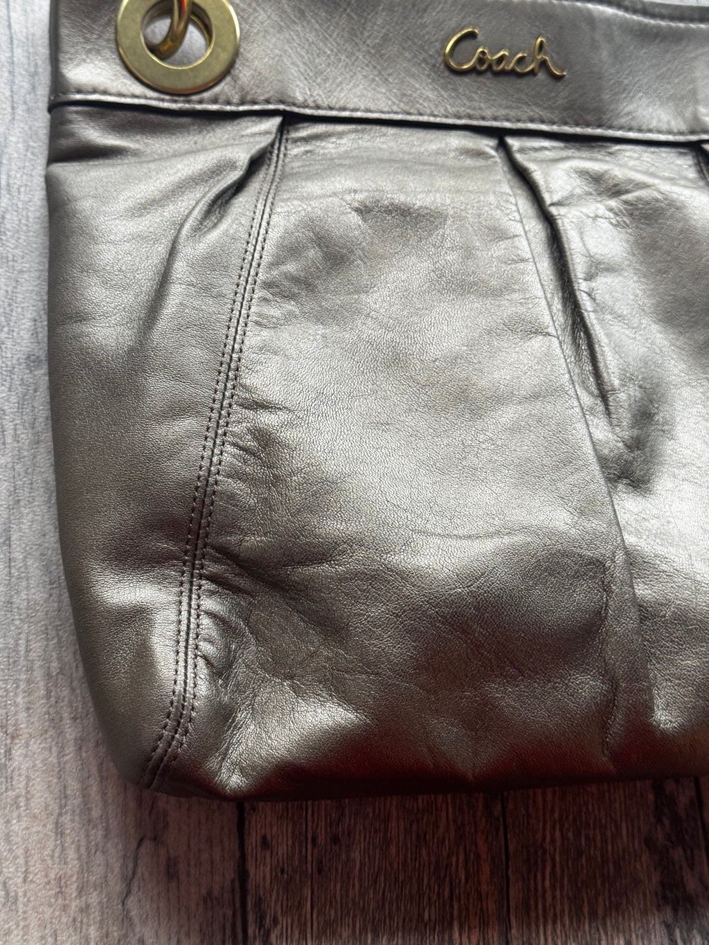 Coach Ashley Leather Hippie Bag