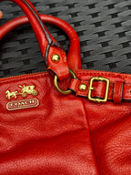 Coach Madison Leather Lindsey Satchel