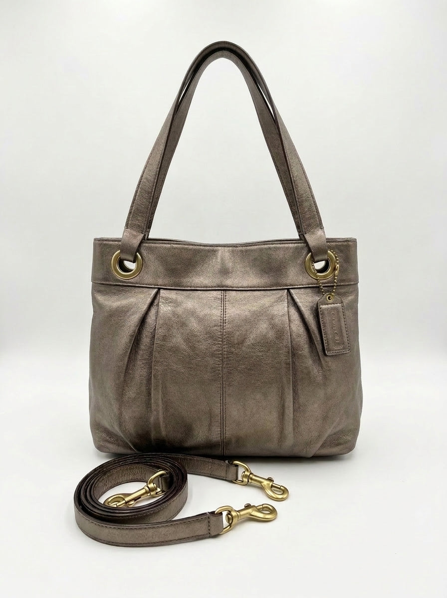 Coach Ashley Leather Hippie Bag