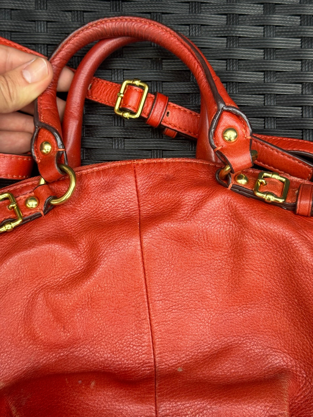 Coach Madison Leather Lindsey Satchel