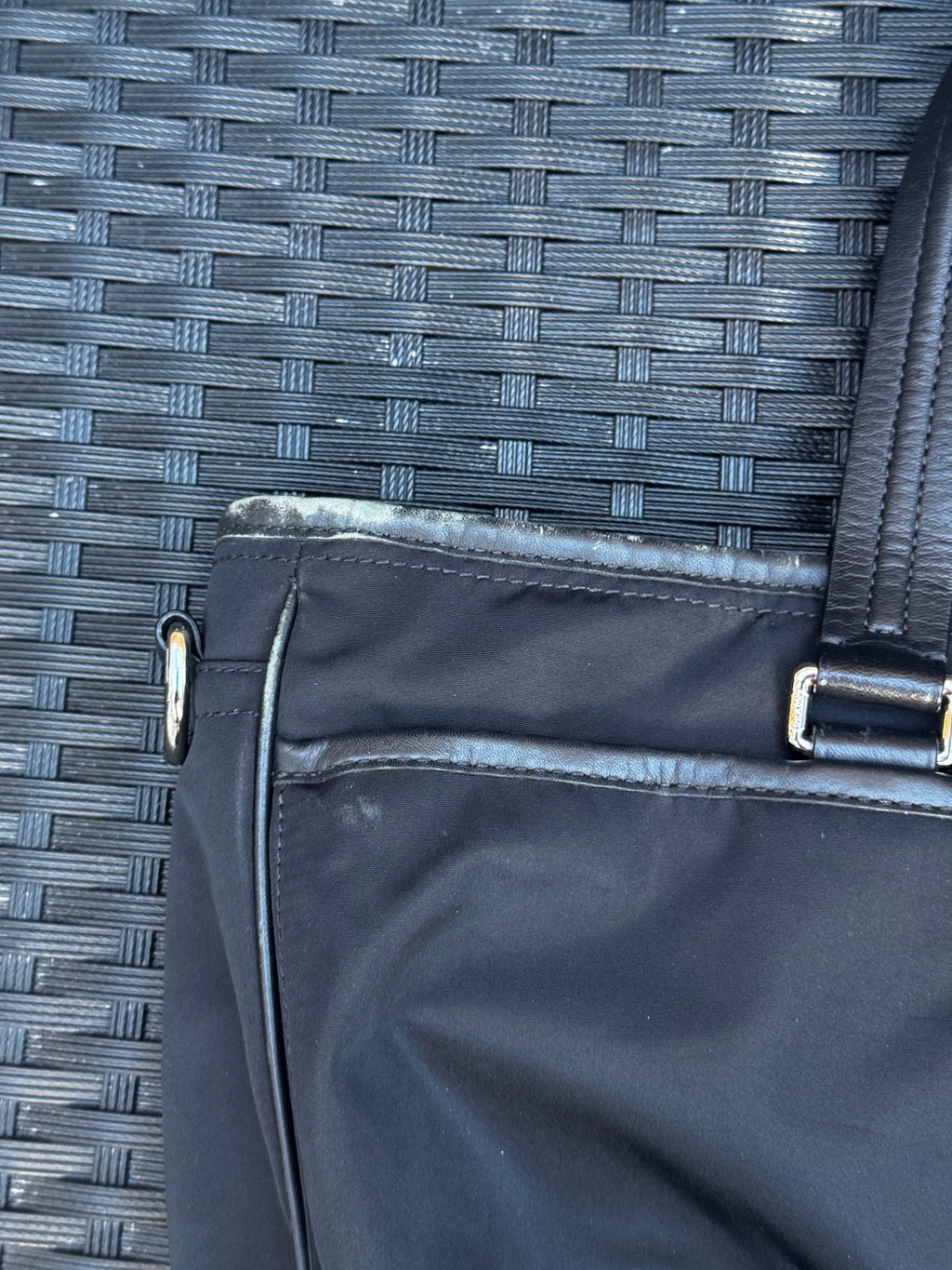 Coach Heritage Nylon Business Tote