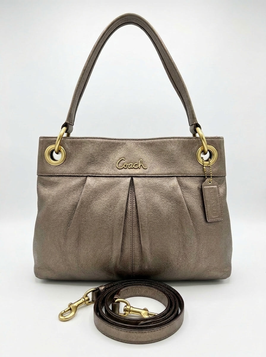 Coach Ashley Leather Hippie Bag