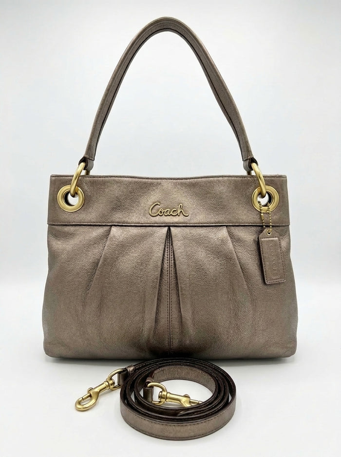 Coach Ashley Leather Hippie Bag